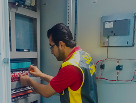 Installation réseau électrique de plusieurs chaînes KSK avec migration pupitre OP77 par KTP600