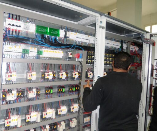 Confection une armoire avec transformateur 125kVA d’une station d’épuration à Tozeur